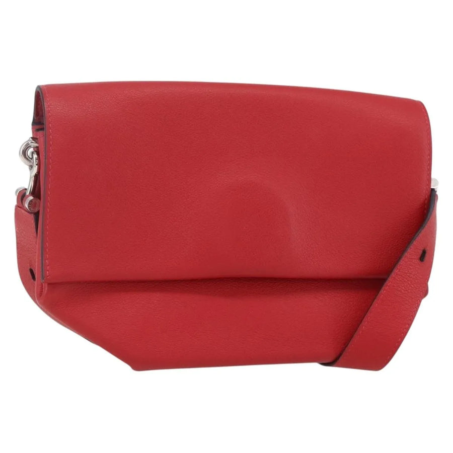 Hermes Opli Novillo Red Leather Bag