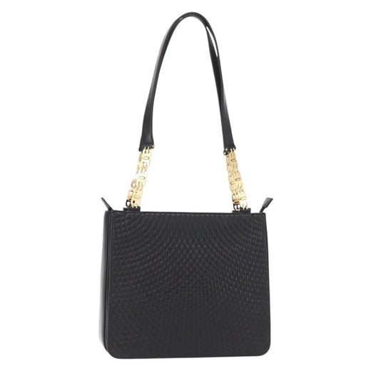 Bally Vintage Quilted Leather Black Bag