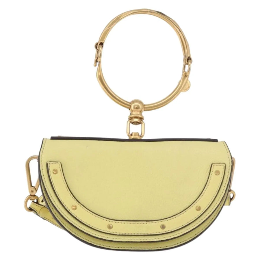 Chloe Nile Leather Yellow Bag