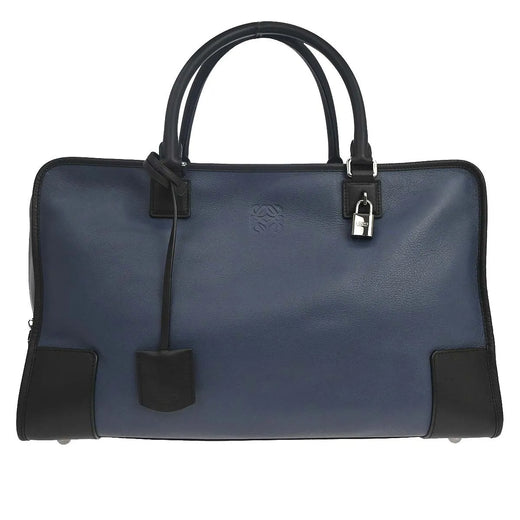 Loewe Amazona Nm Leather Navy Bag