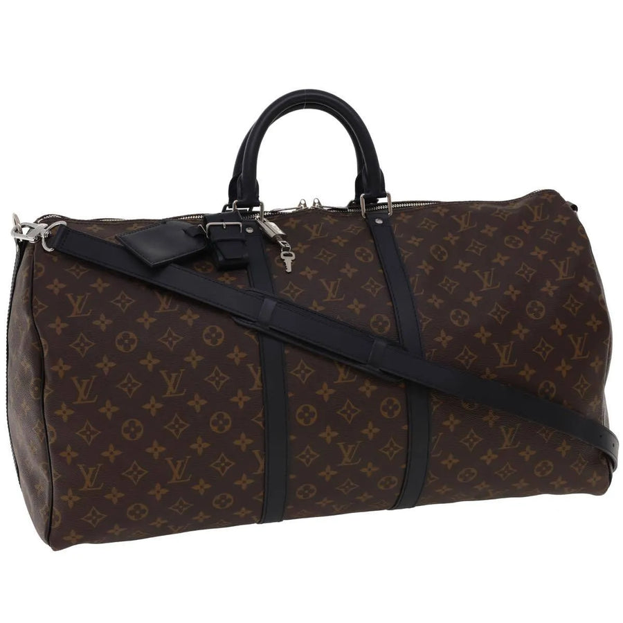 Louis Vuitton Keepall Bandouliere Monogram Canvas Brown Bag