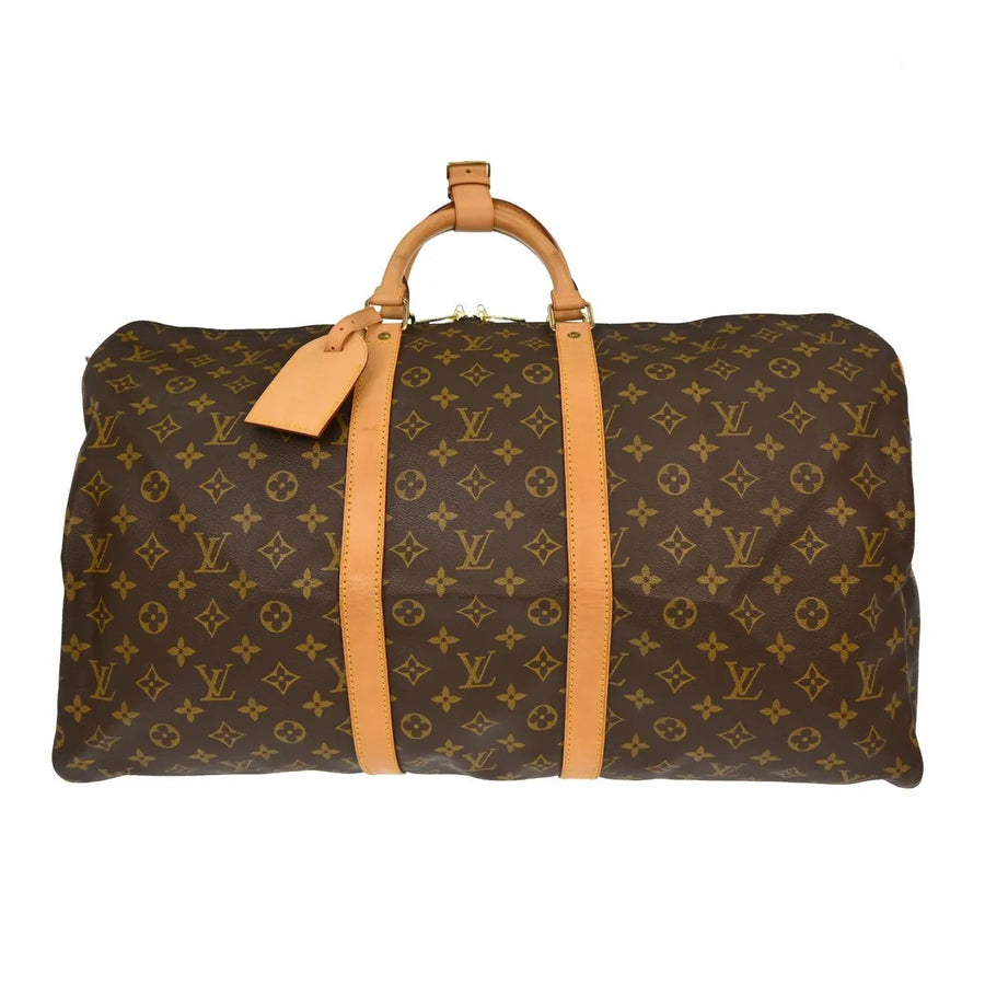 Louis Vuitton Keepall Monogram Canvas Brown Bag