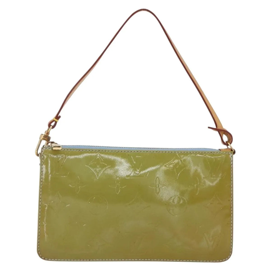 Louis Vuitton Lexington Pochette Monogram Vernis Blue Patent_leather Bag