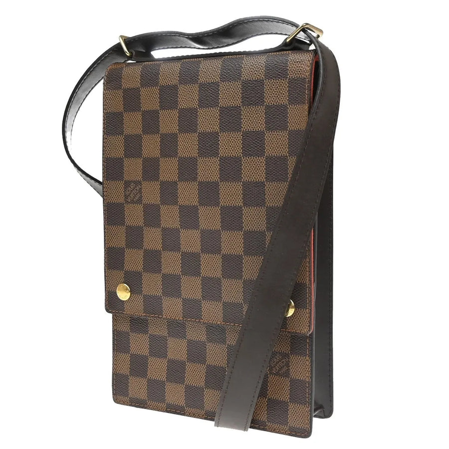 Louis Vuitton Portobello Messenger Damier Brown Canvas Bag