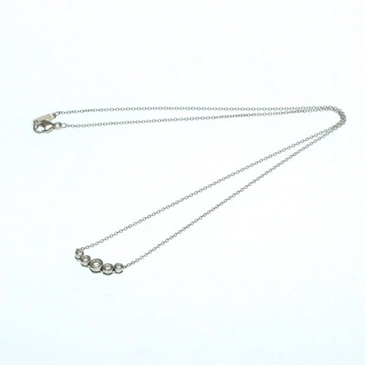 Tiffany & Co. Jazz Graduated Pendant Platinum And Diamonds Silver Jewelry