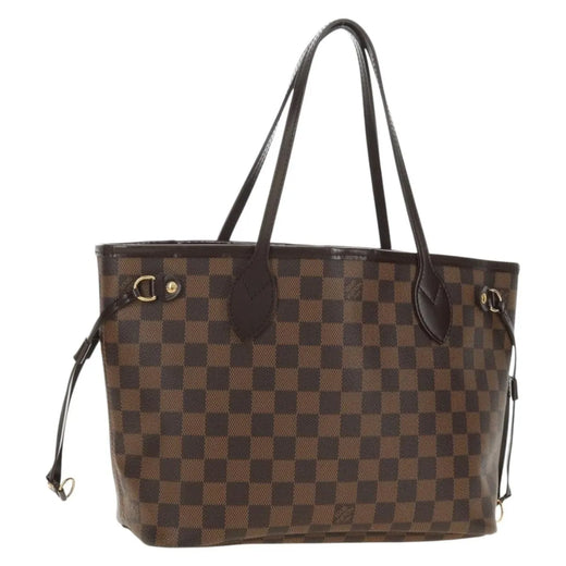 Louis Vuitton Neverfull Tote Damier Brown Canvas Bag