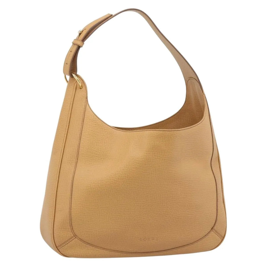 Loewe Vintage Canvas Beige Leather Bag