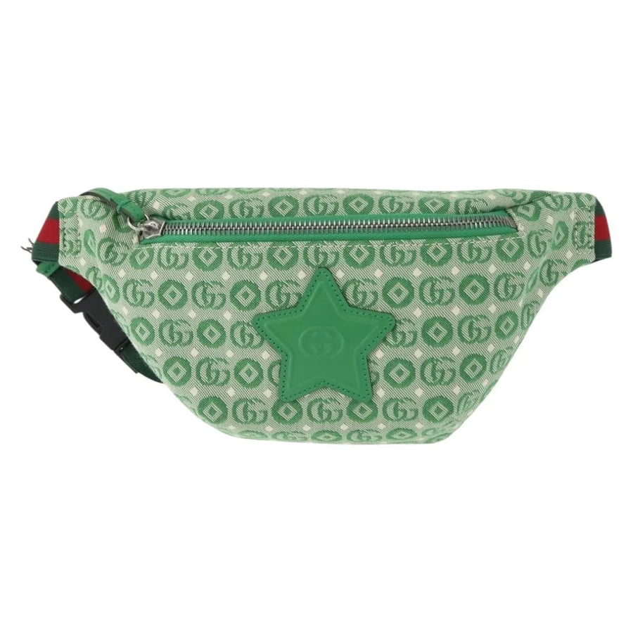 Gucci Waist Pouch Belt Gg Canvas Green Bag