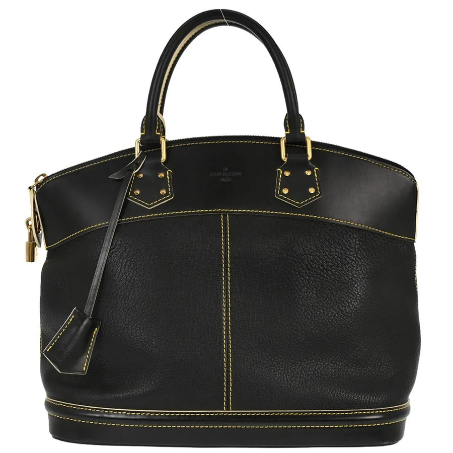 Louis Vuitton Suhali Lockit Leather Black Bag