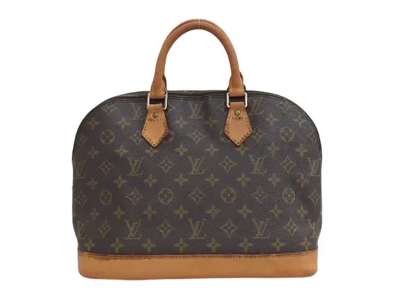 Louis Vuitton Vintage Alma Monogram Canvas Brown Bag