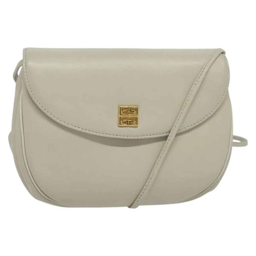 Givenchy 4g Shoulder Bag Leather White