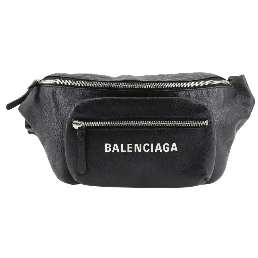 Balenciaga Everyday Waist Leather Black Bag