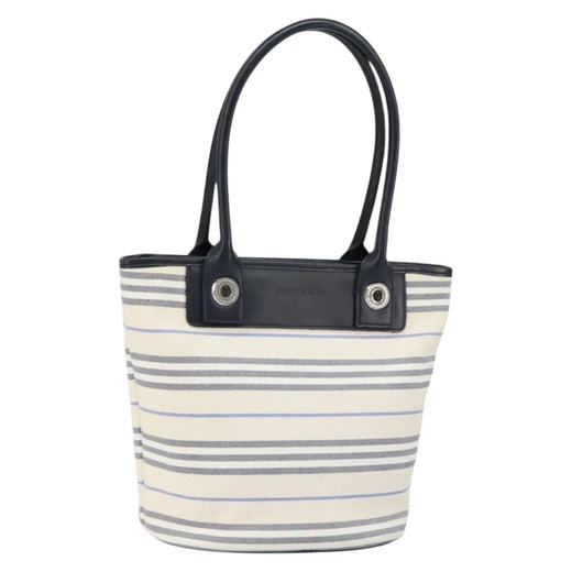 Burberry Blue Label Canvas White Bag