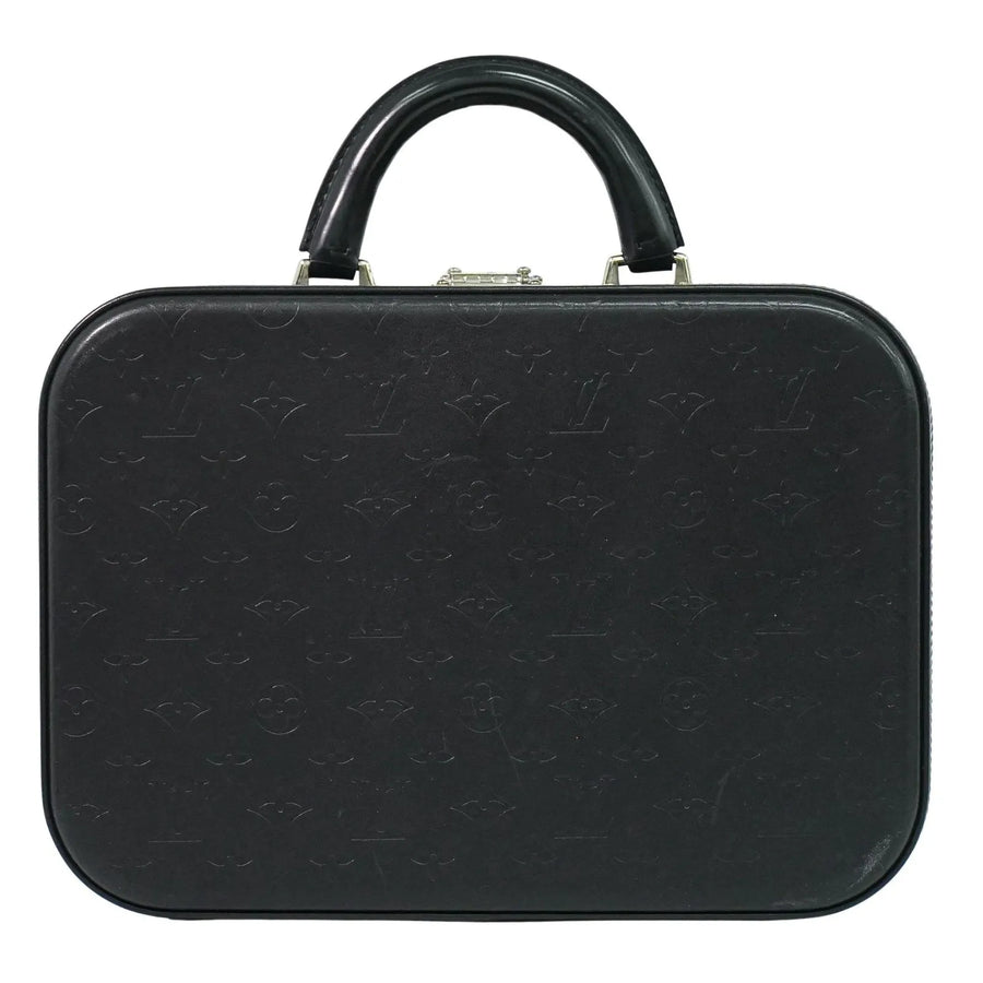 Louis Vuitton Valisette Monogram Glace Leather Black Patent_leather Bag