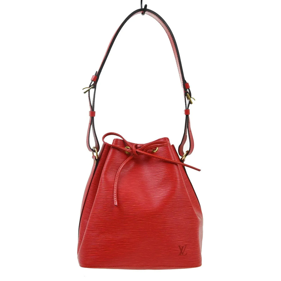 Louis Vuitton Petit Noe Epi Leather Red Bag