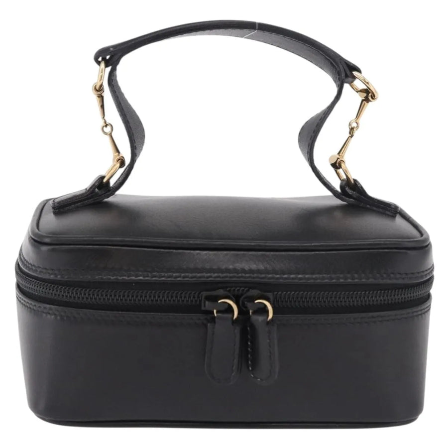 Gucci Horsebit Vanity Leather Black Accessory
