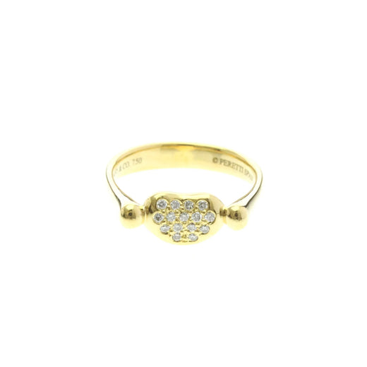 Tiffany & Co. Elsa Peretti Bean Band 18k Yellow Gold With Diamonds Yellow_gold Jewelry