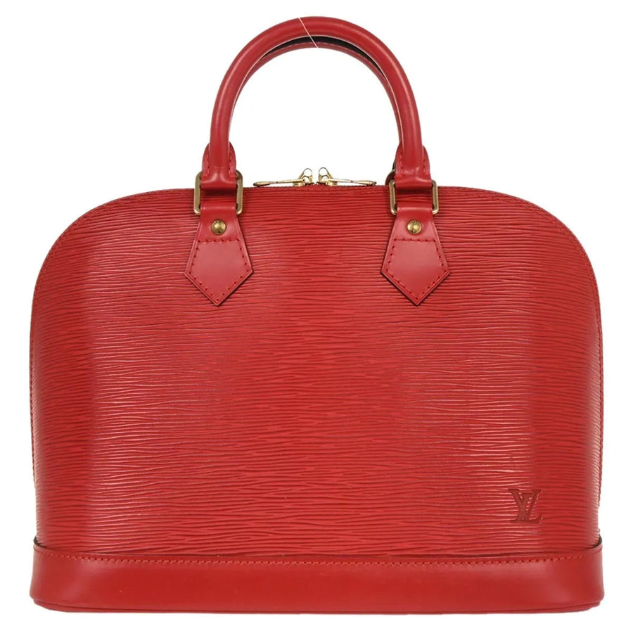 Louis Vuitton Alma Epi Leather Red Bag