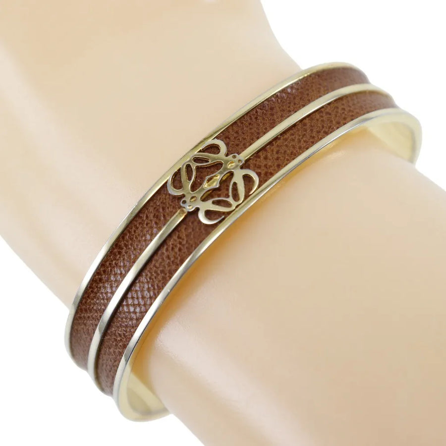 Louis Vuitton Anagram Bangle Gold Plated Gold_plated Jewelry