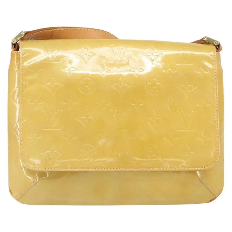 Louis Vuitton Thompson Street Monogram Vernis Beige Patent_leather Bag