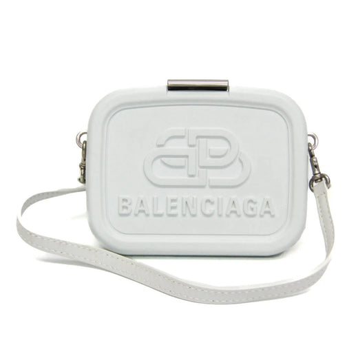 Balenciaga Logo Lunch Box Plastic White Bag