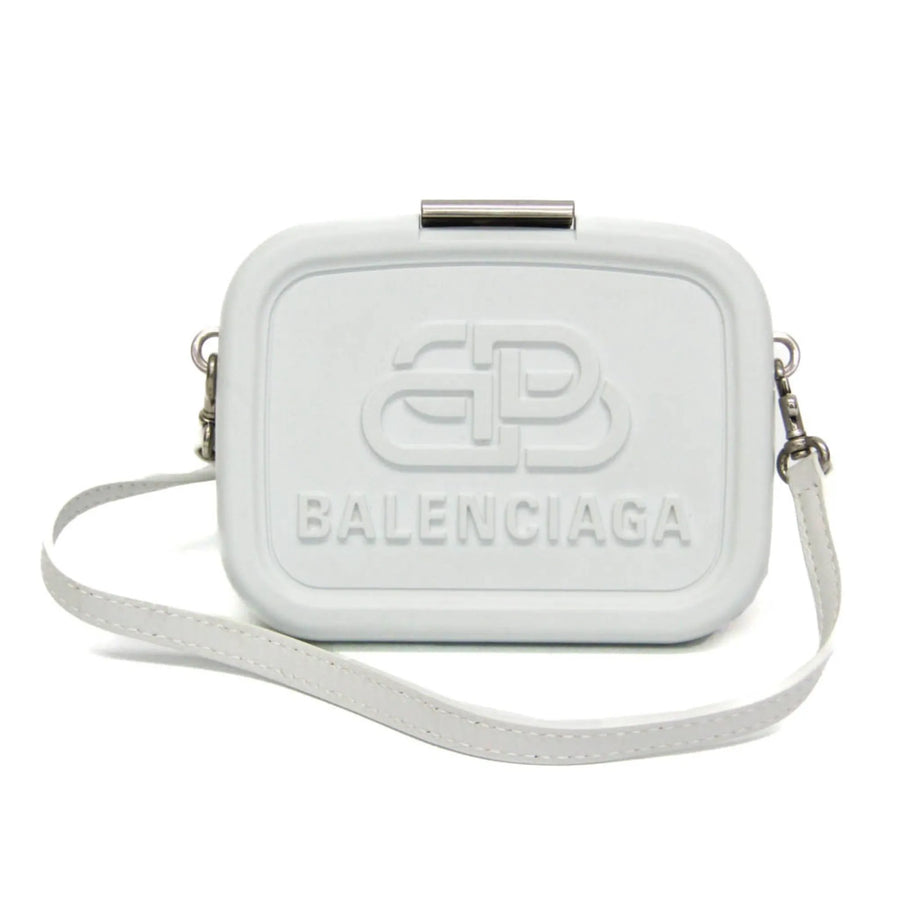 Balenciaga Logo Lunch Box Plastic White Bag
