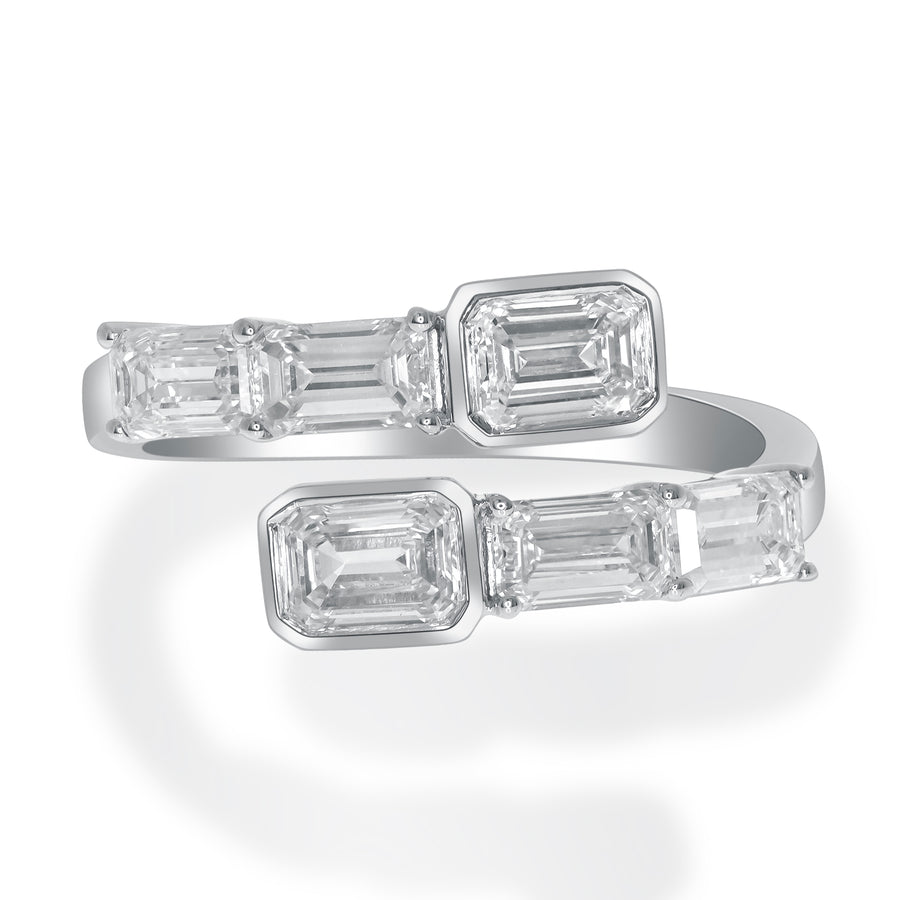 2.17 Ctw White Gold Lab-Grown Diamond Ring 14k Rings