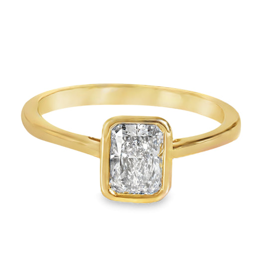1 Ctw Yellow Gold Lab-Grown Diamond Ring 14k
