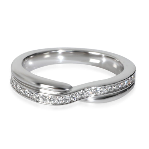 Harry Winston Platinum Diamond Tryst Single Row Pave Band 950