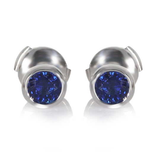 Tiffany & Co. Platinum Sapphire Elsa Peretti By The Yard Earrings 950