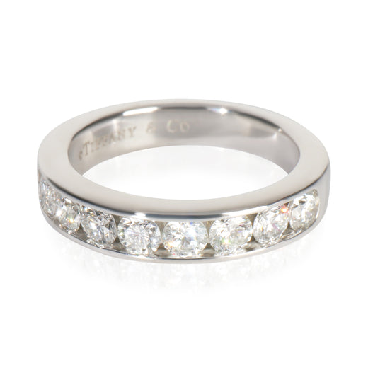 Tiffany & Co. Platinum Diamond Channel Set Band 950