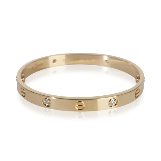 Cartier Yellow Gold Diamond Love Bracelet 18k