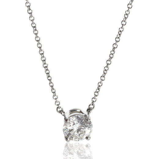 Tiffany & Co. Platinum Diamond Pendant 950