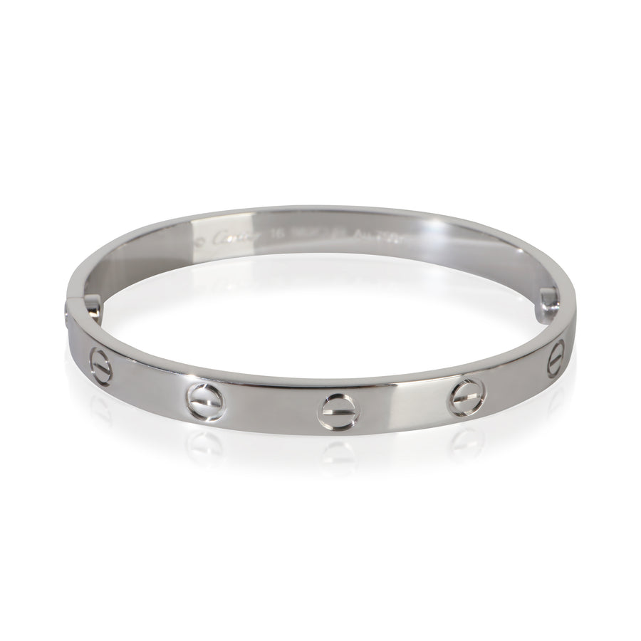 Cartier White Gold Love Bracelet 18k