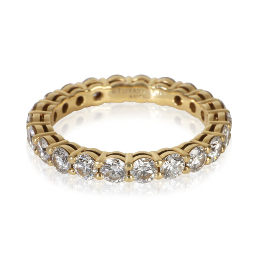 Tiffany & Co. Yellow Gold Diamond Forever Eternity Band 18k