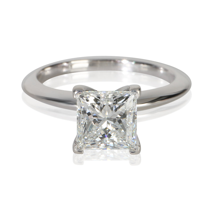 Tiffany & Co. 1.56 Ct Princess Diamond Engagement Ring 950