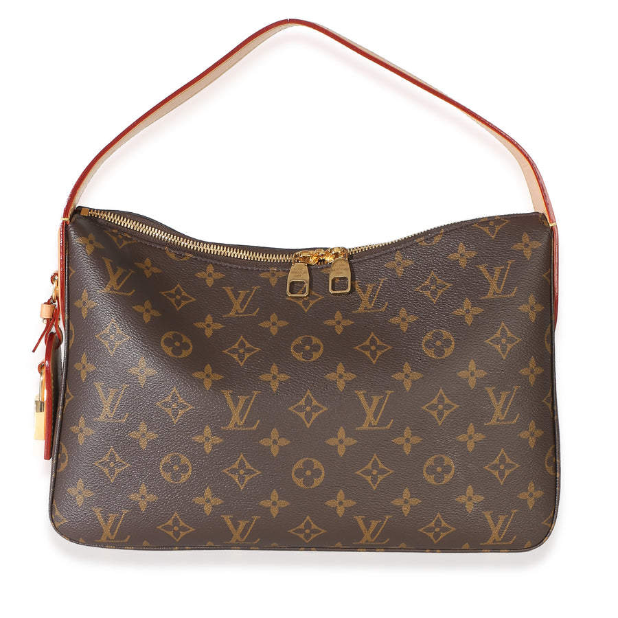 Louis Vuitton Monogram Canvas Slouchy Pm Brown Handbag