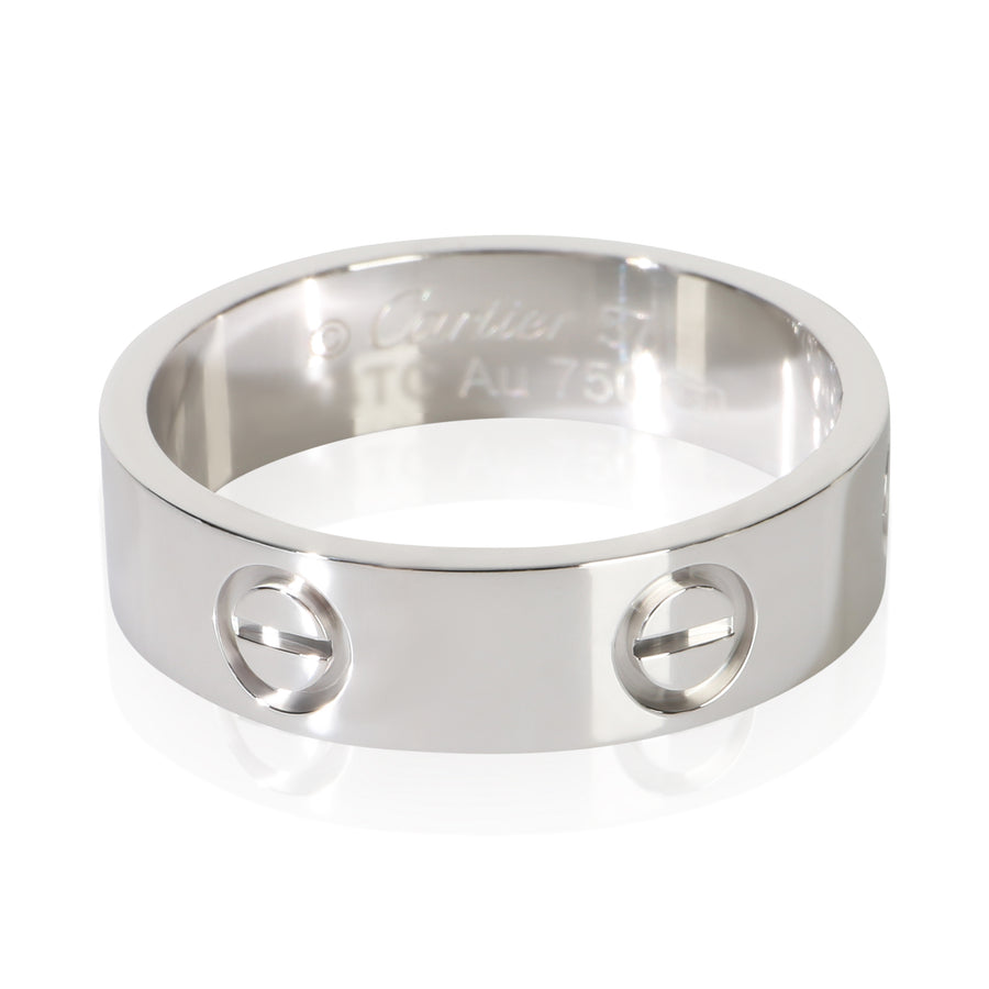 Cartier White Gold Love Ring 18k