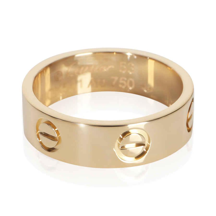Cartier Yellow Gold Love Ring 18k
