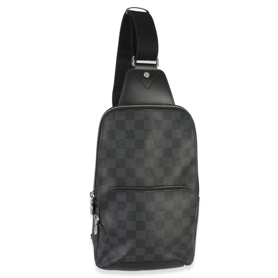 Louis Vuitton Damier Graphite Canvas Avenue Slingbag Black Handbag