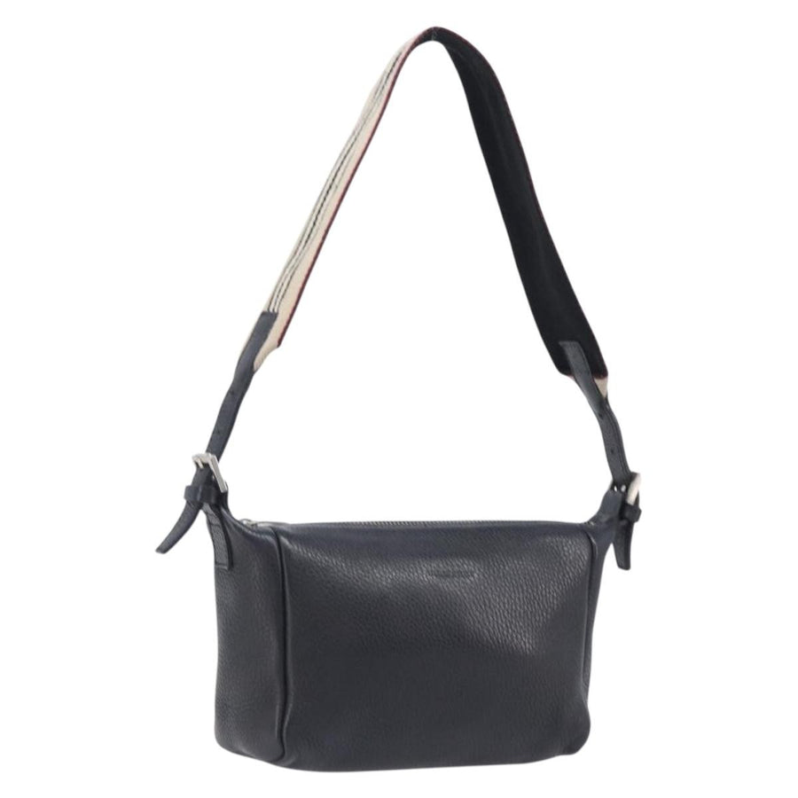 Burberry Shoulder Leather Black Bag