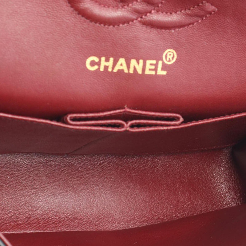 Small CC Quilted Lambskin Double Flap - Image 3