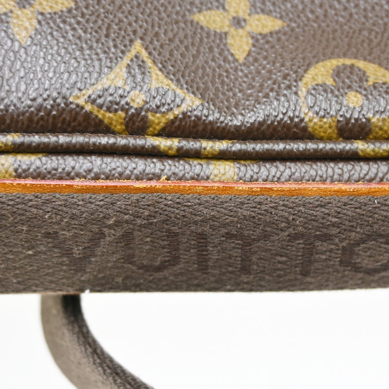 Louis Vuitton Trotteur Beaubourg Monogram Canvas Brown Bag