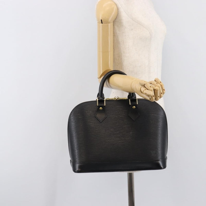 Louis Vuitton Alma Epi Leather Black Bag