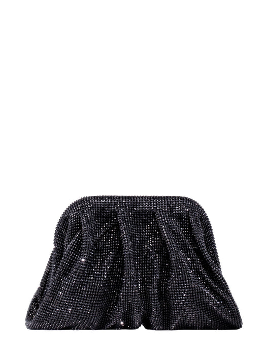 Benedetta Bruzziches Clutch — Black Aluminium Mesh