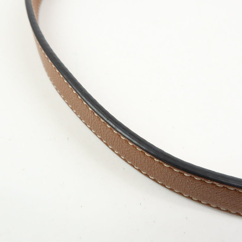 Celine Round Purse On Strap Triomphe Coated Canvas Brown Bag