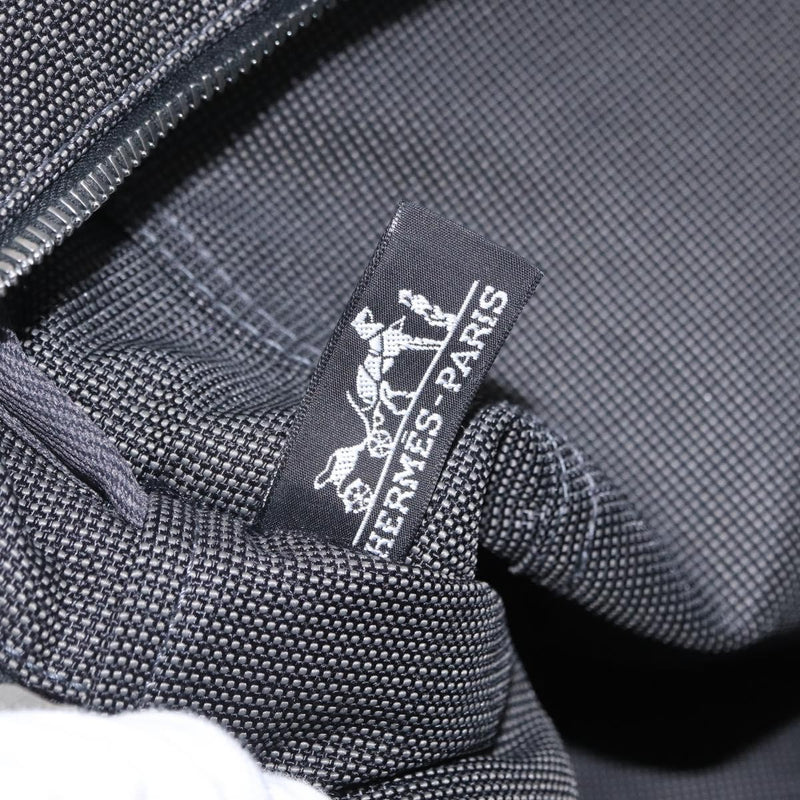 Hermes Fourre-Tout Herline Gray Canvas Bag