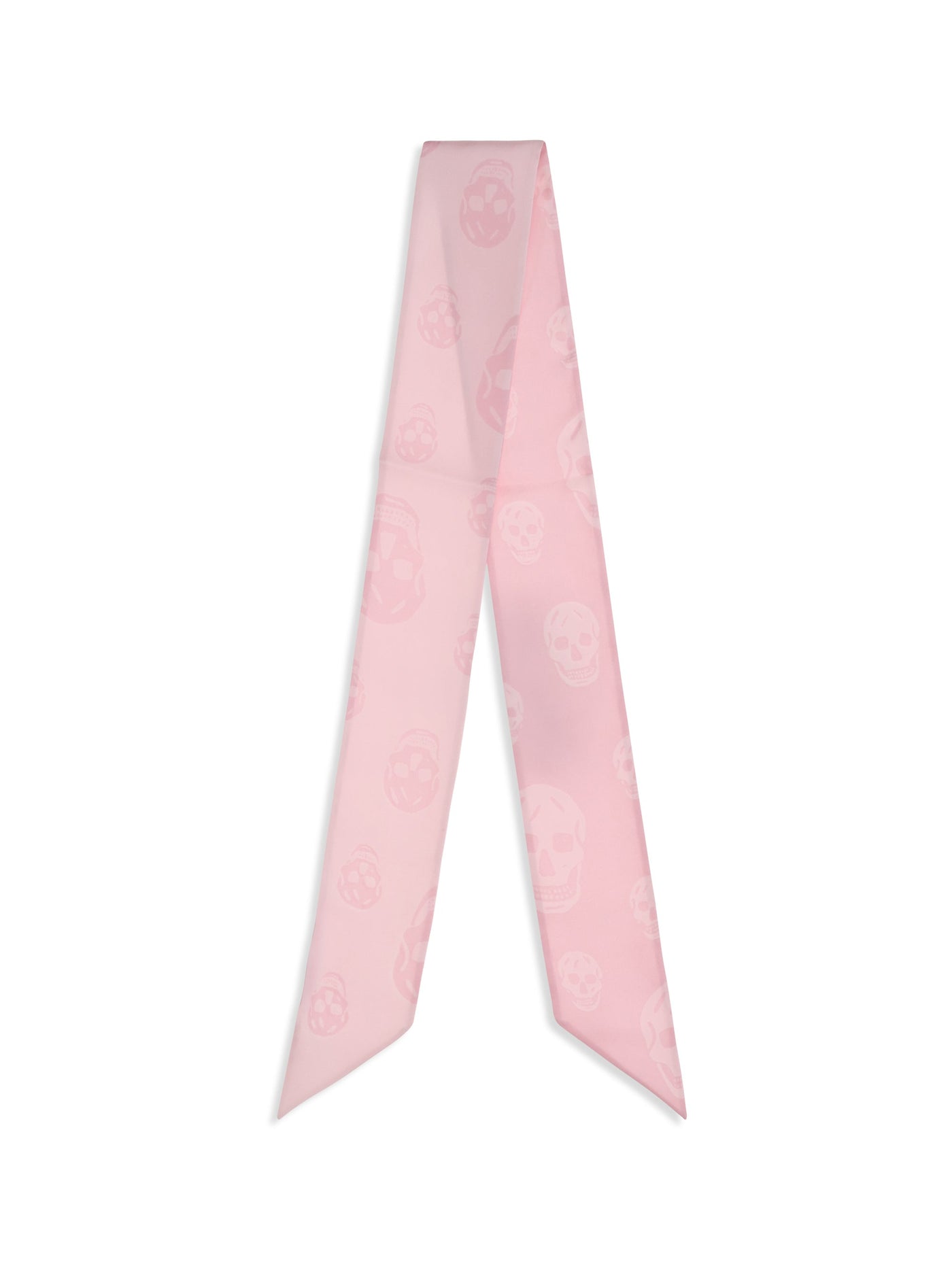 Alexander Mcqueen Scarf — Pink Silk Scarfs