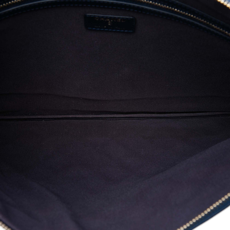 Large Quilted Caviar Boy O Case Clutch - Image 4