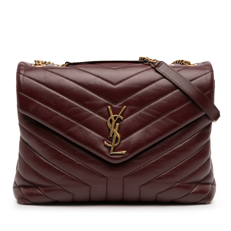 Medium Matelasse Calfskin Monogram LouLou Shoulder Bag